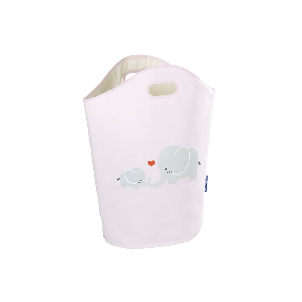 Wenko Wäschesammler Kids Elli, Rosa/Beige – Freundlich und praktisch für das Kinderzimmer