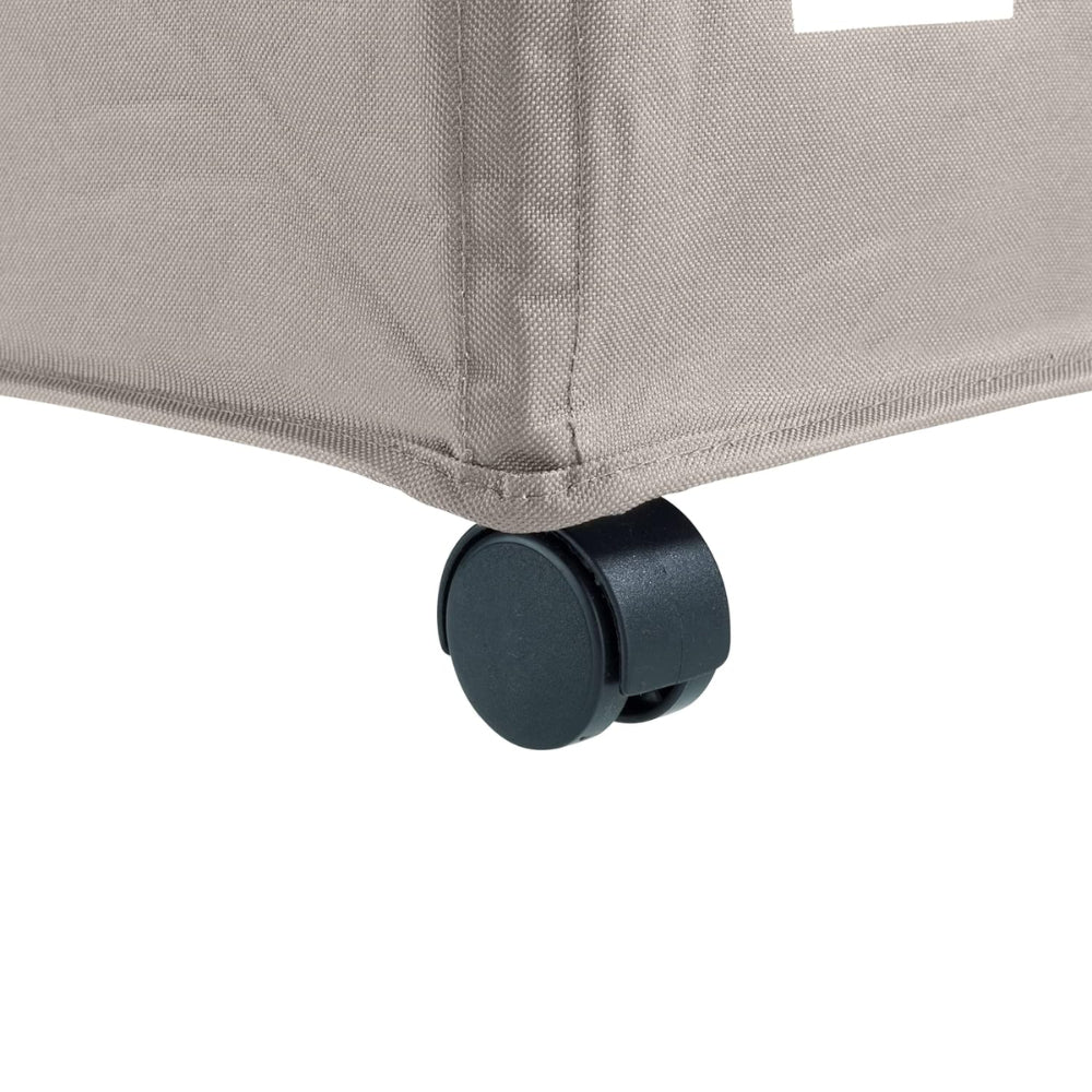 Wenko Wäschesammler Trivo, Beige/Schwarz – Praktisch und effizient für dein Zuhause