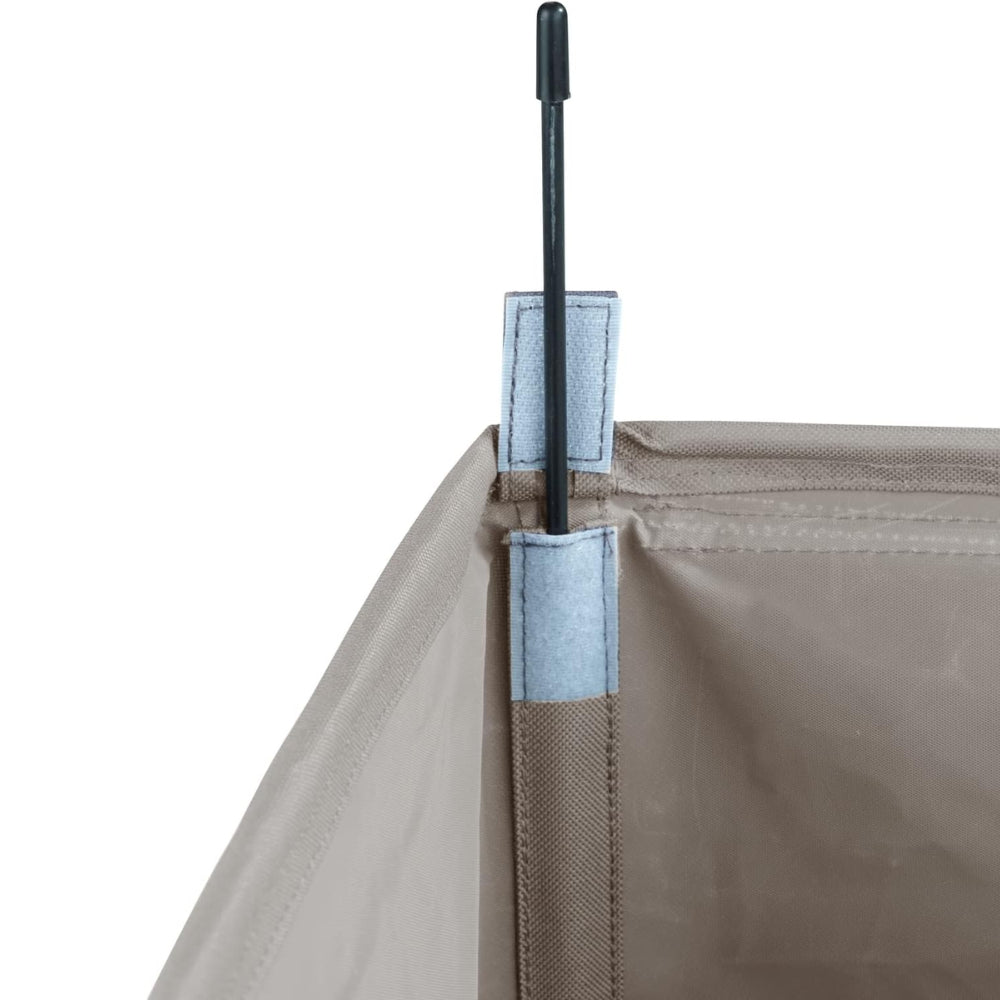 Wenko Wäschesammler Trivo, Beige/Schwarz – Praktisch und effizient für dein Zuhause