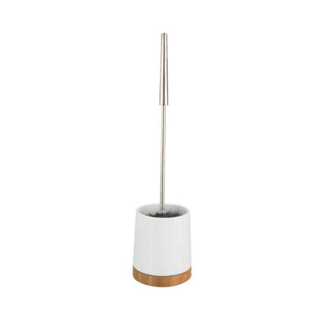 Wenko WC-Garnitur Bamboo – Eleganz in Bambus-Optik und Weiß