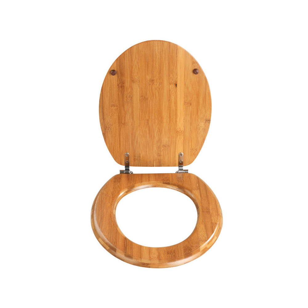 Wenko WC-Sitz Bambus Dunkel – Edles Design & Höchste Stabilität