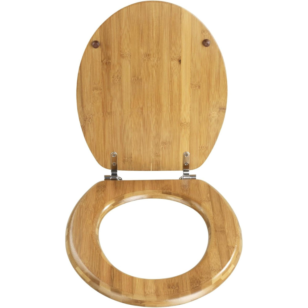 Wenko WC-Sitz Bambus Dunkel – Edles Design & Höchste Stabilität
