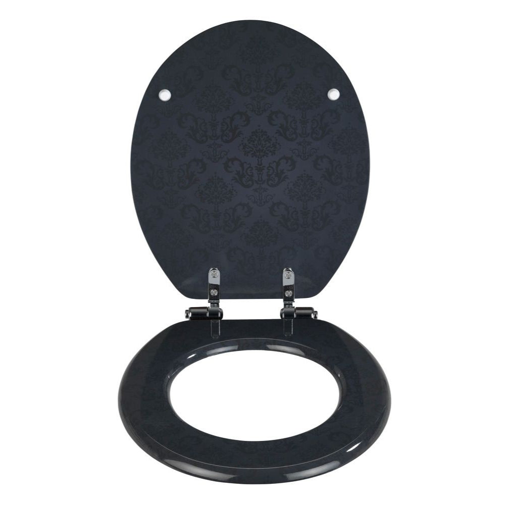 Wenko WC-Sitz Bellevue Anthrazit – Edles Design & Maximale Stabilität