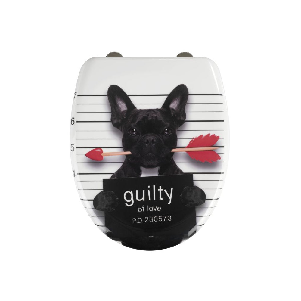Wenko WC-Sitz Guilty Dog – Tierisches Design & maximaler Komfort