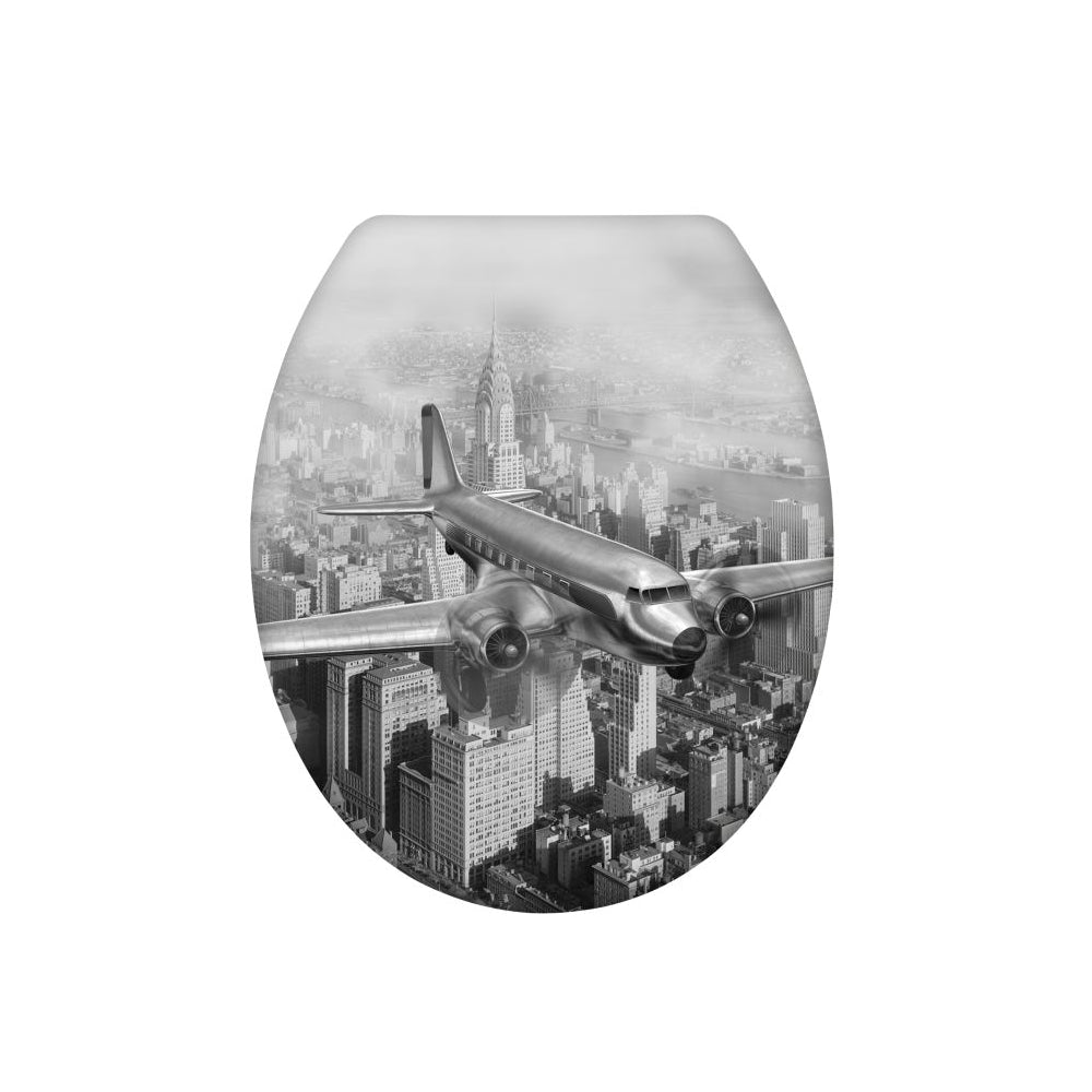 Wenko WC-Sitz Old-Time Plane