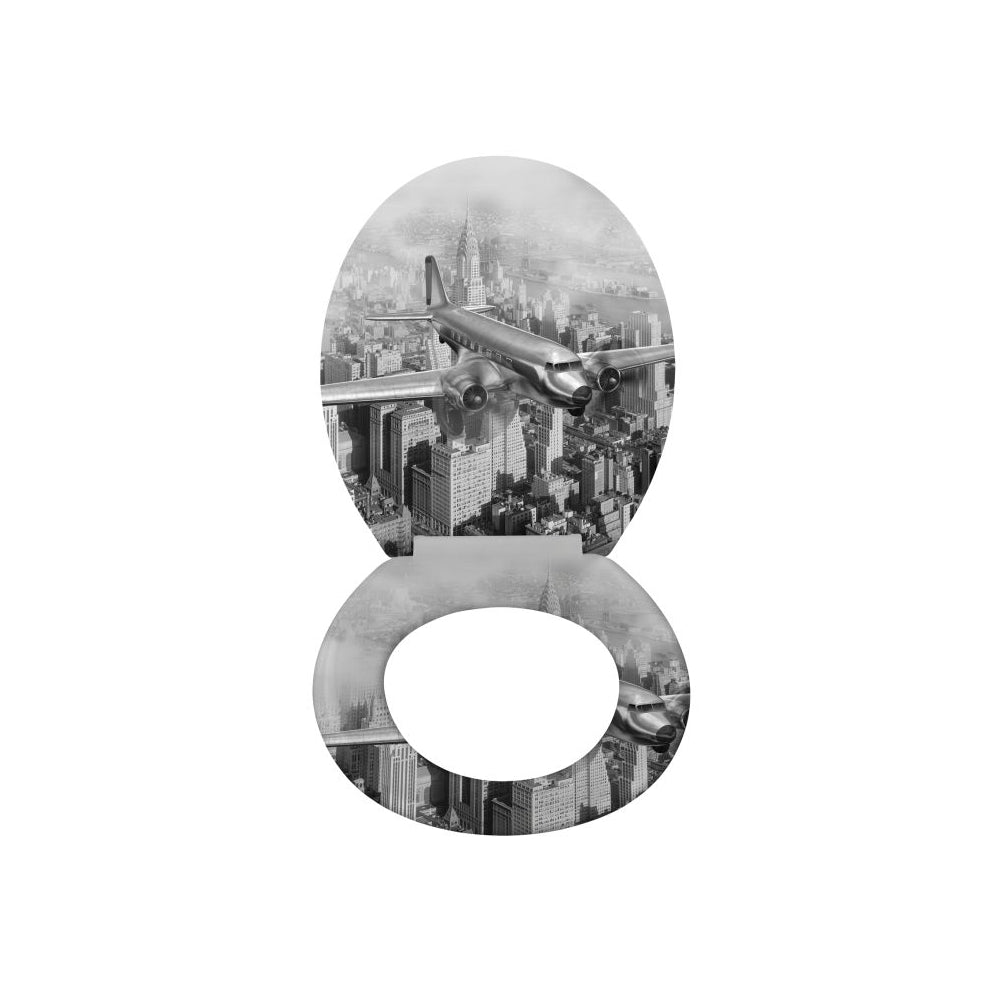 Wenko WC-Sitz Old-Time Plane