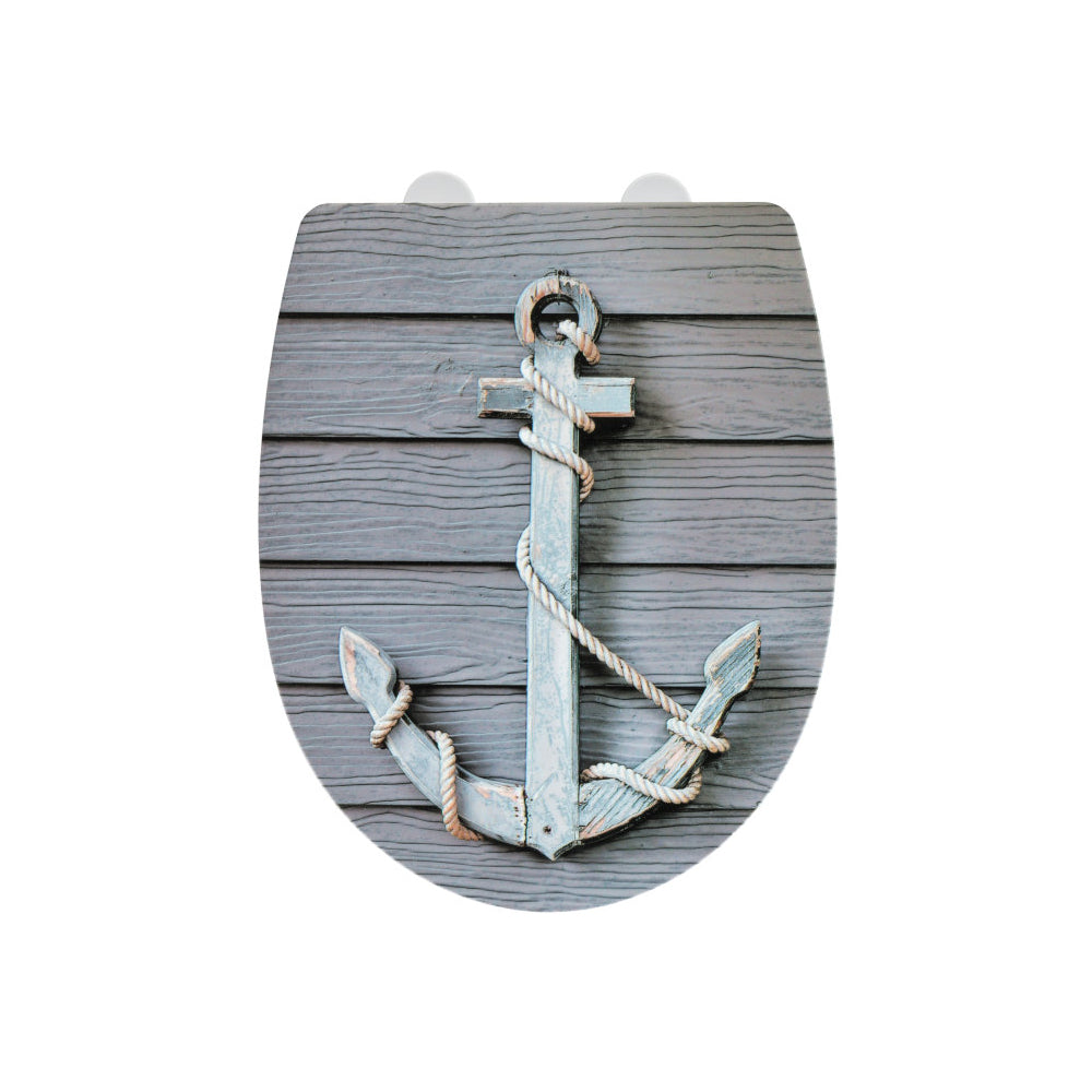 Wenko WC-Sitz Rope Relief Oberfläche, Thermoplast