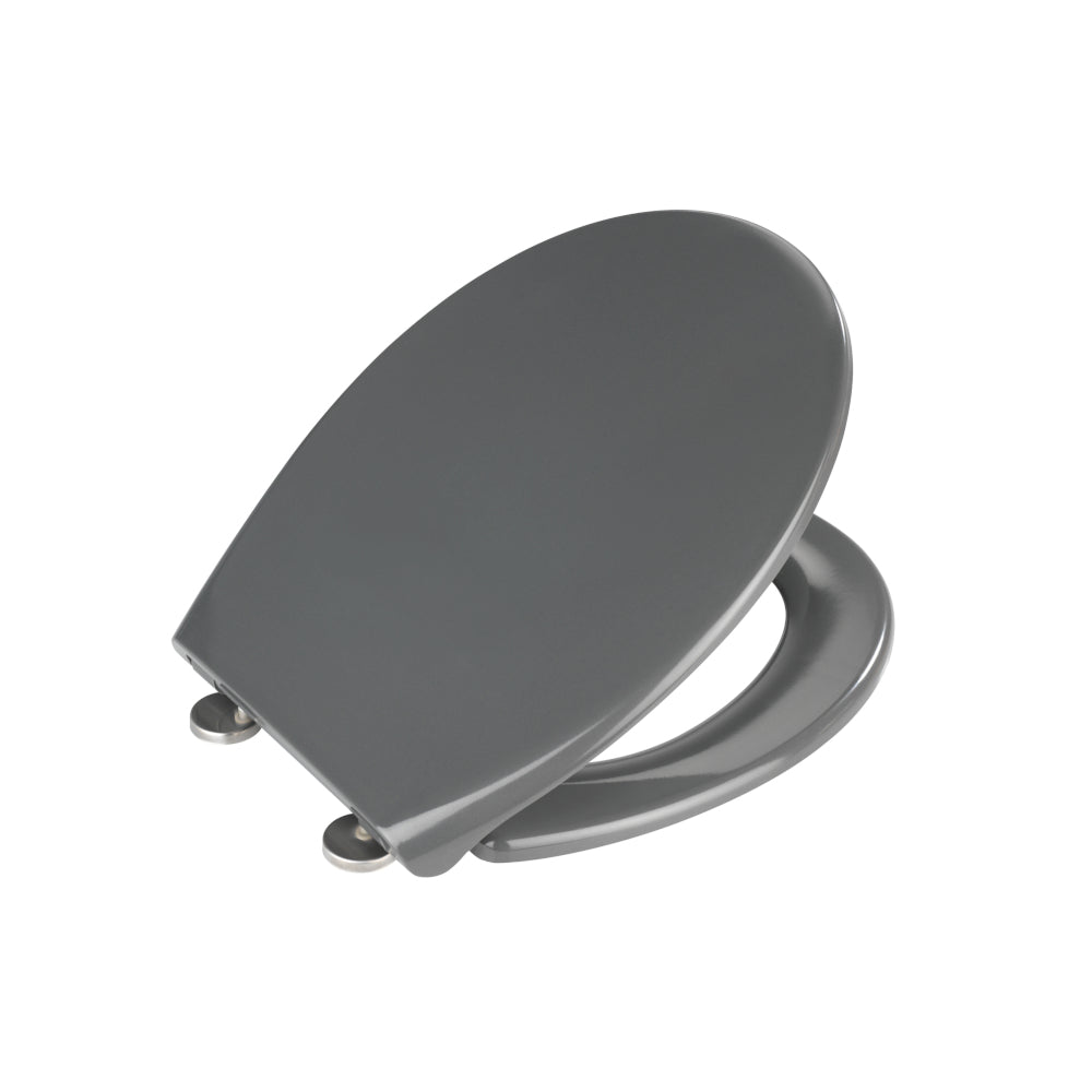 Wenko WC-Sitz Samos, Dunkelgrau, Duroplast