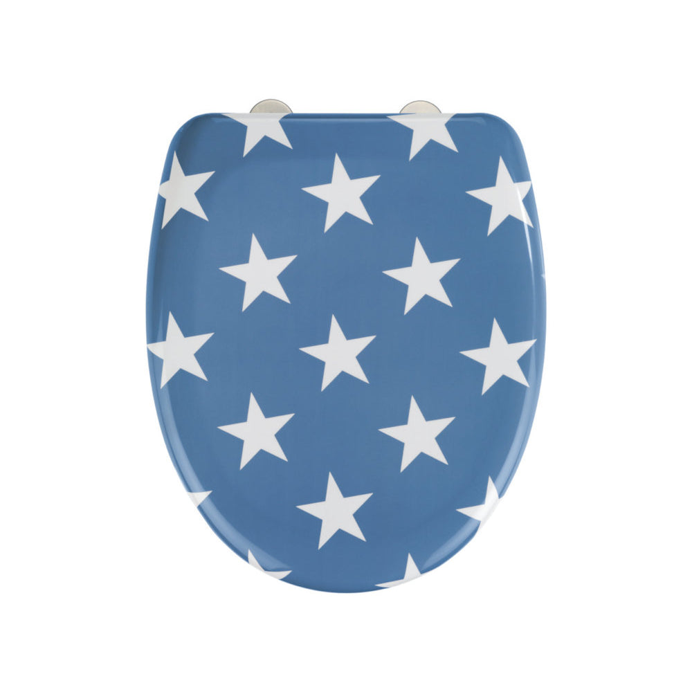 Wenko WC-Sitz Stella Dunkelblau, Easy-Close