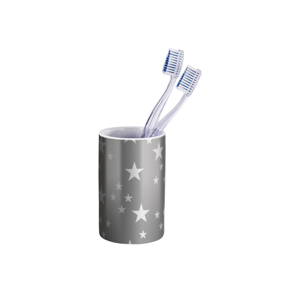 Wenko Zahnputzbecher Stella, grau