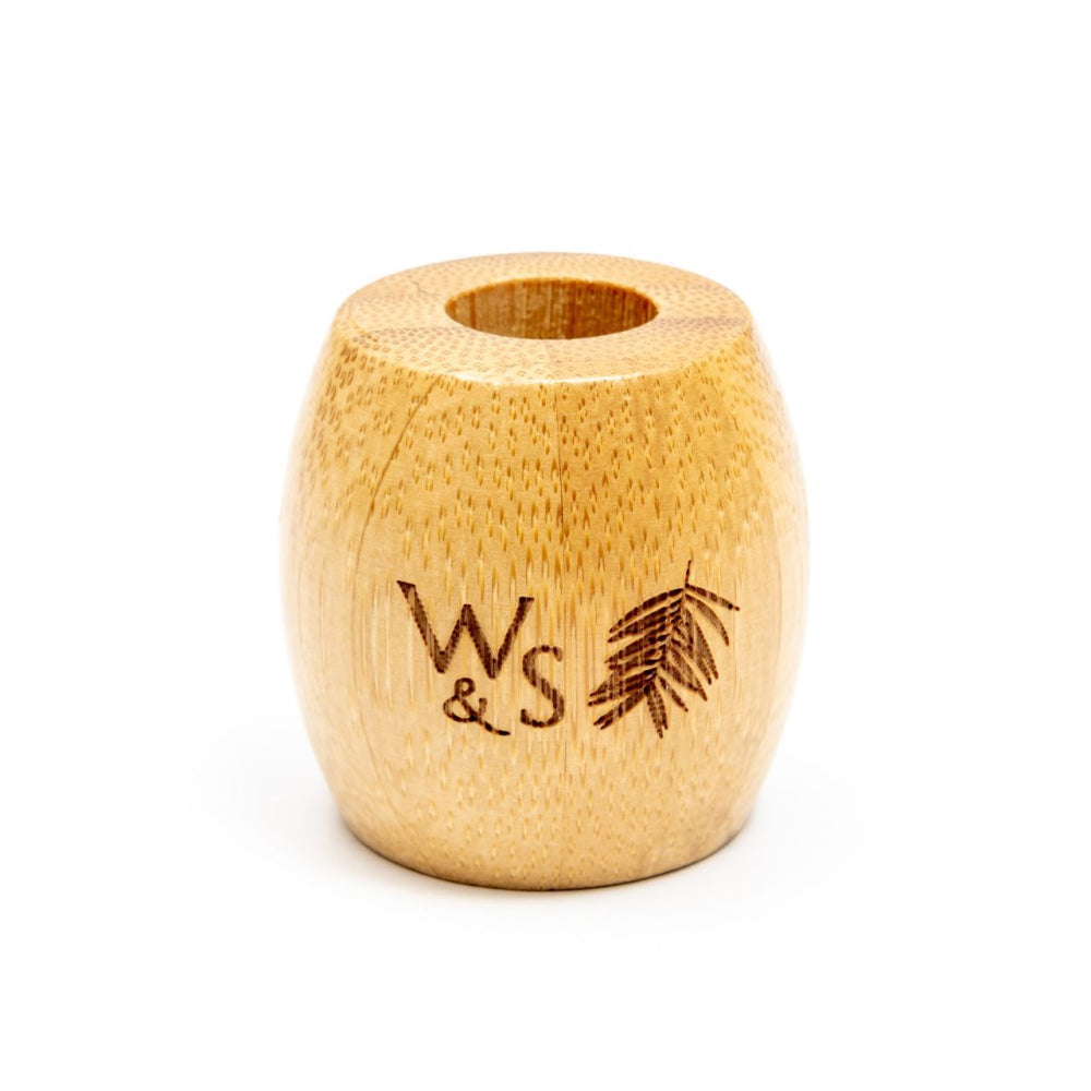 Wild & Stone Zahnbürstenständer aus Bambus für Kinder – Panda Design