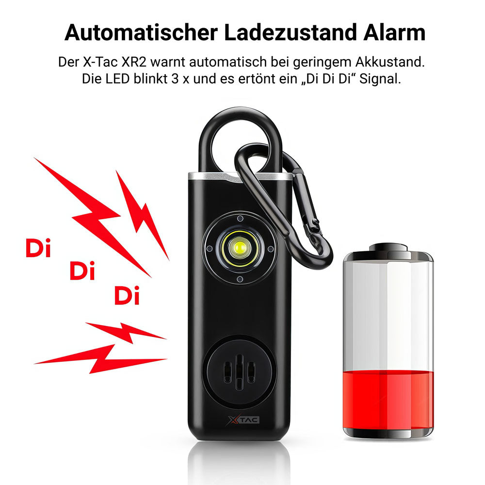 X-Tac XR2 Taschenalarm & Personenschutz Gerät