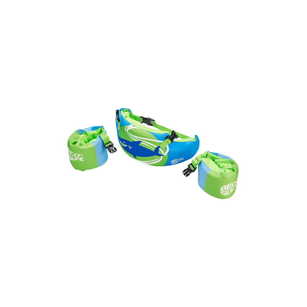 Schwimm-Lern-Set für Kinder (2-6 Jahre, 15-30 kg) mit Sicherheitsverschluss