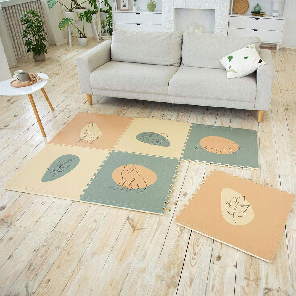 Hakuna Matte XXL Puzzlematte "Jungle Sunset" – Extra groß, sicher & stilvoll