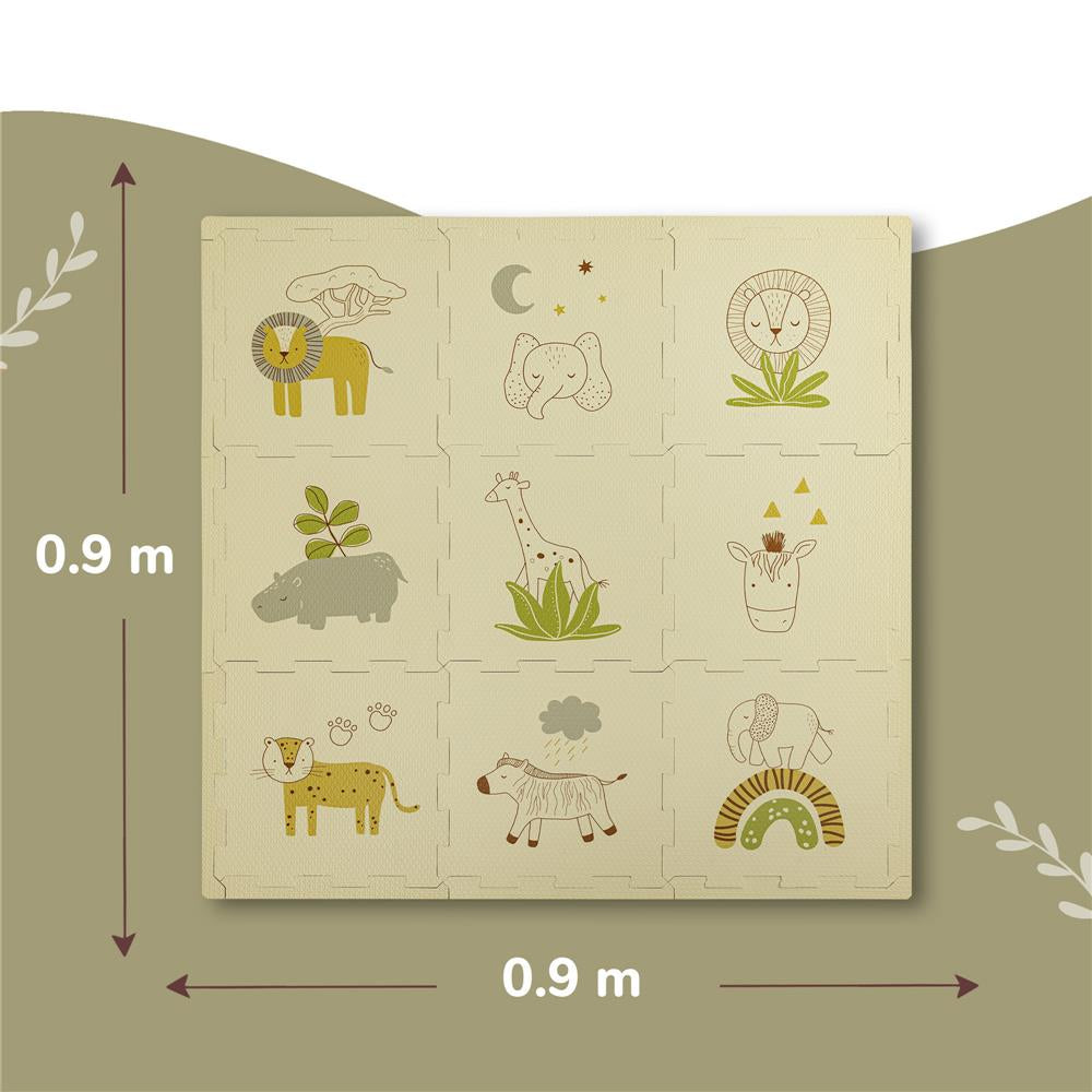 Hakuna Matte Puzzlematte "Safari Tiere" – Sicherer Spielspass für kleine Entdecker