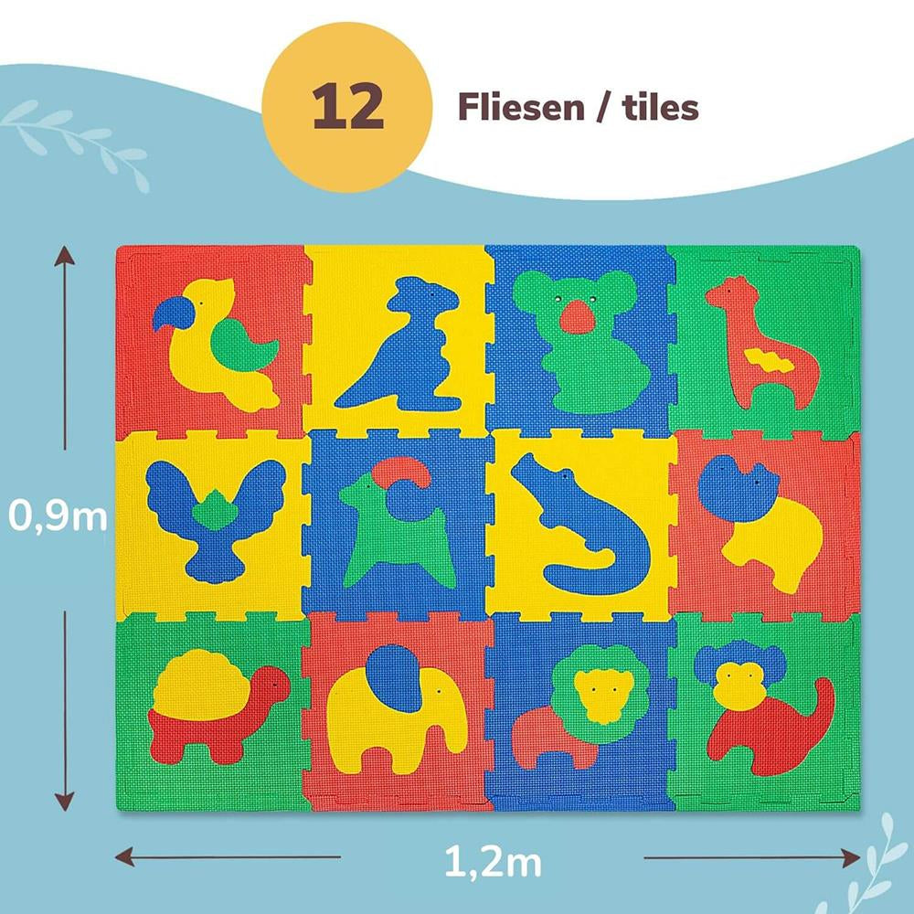 Hakuna Matte Puzzlematte "Safari Tiere" – Spielerisch die Tierwelt entdecken