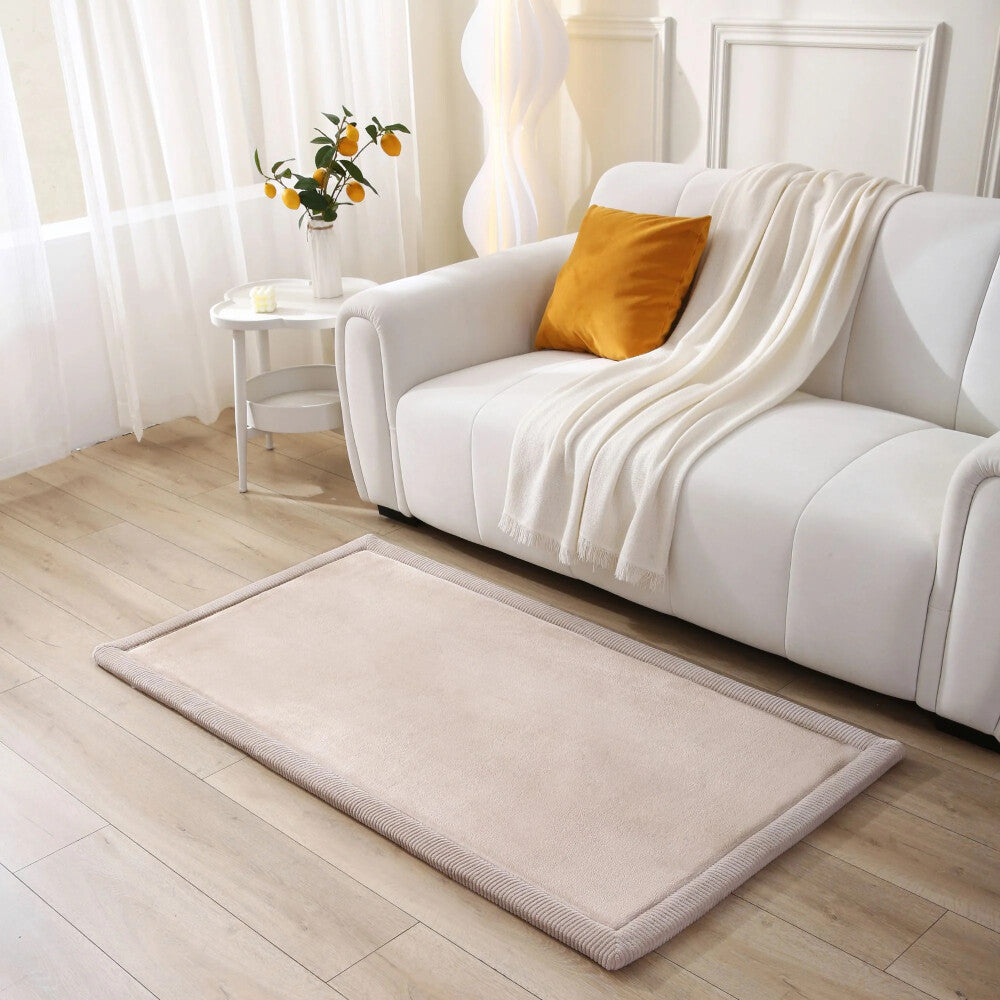 Samtmatte Wolke, Beige