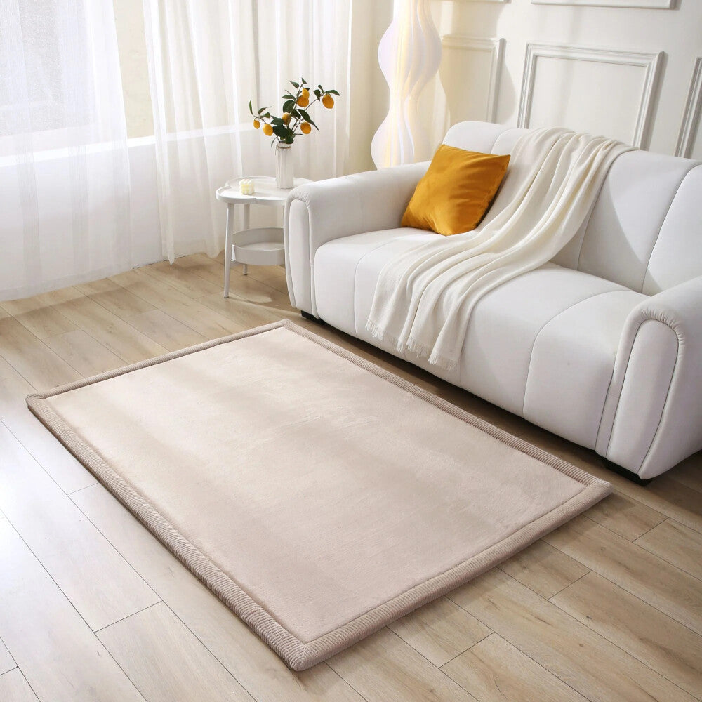 Samtmatte Wolke, Beige