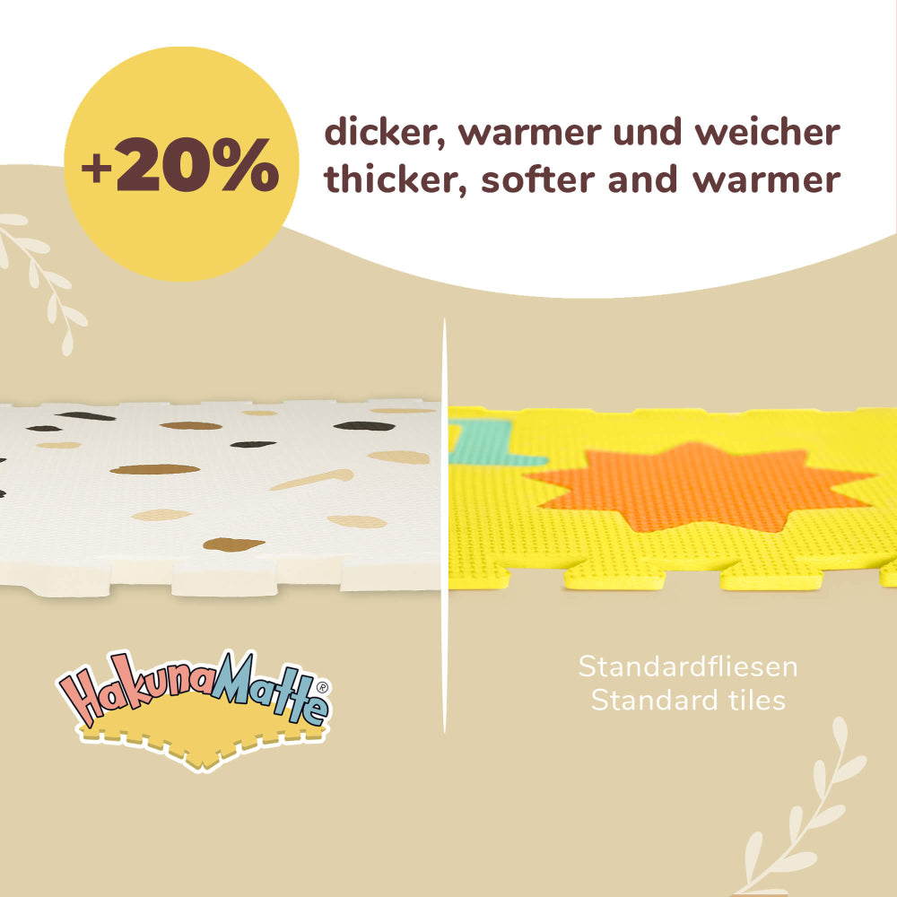 Hakuna Matte XXL Puzzlematte Confetti – Komfort und Kreativität für Ihr Zuhause