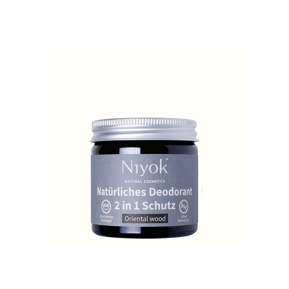 Niyok 2in1 Deodorant Oriental Wood, 40 ml – Aromatischer Holzduft für Selbstbewusste