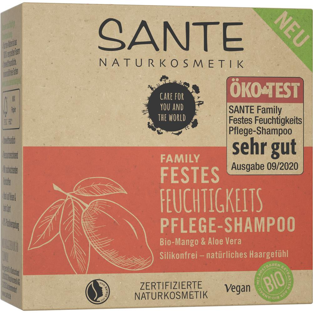 Sante Family Festes Shampoo Feuchtigkeit – Natürliche Pflege mit Bio-Mango