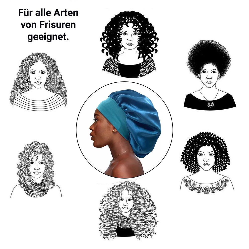 Satin Haarschlaf-Haube