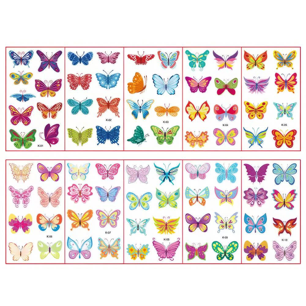 SchmetterlingeTattoos Kinder