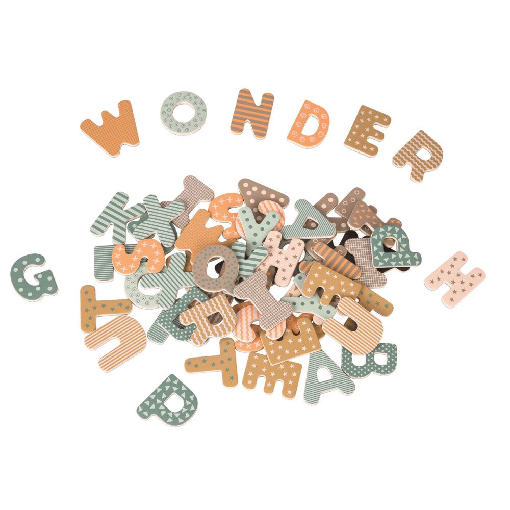 Bunte Magnetische Buchstaben aus Holz – Spielerisches Lernen leicht gemacht