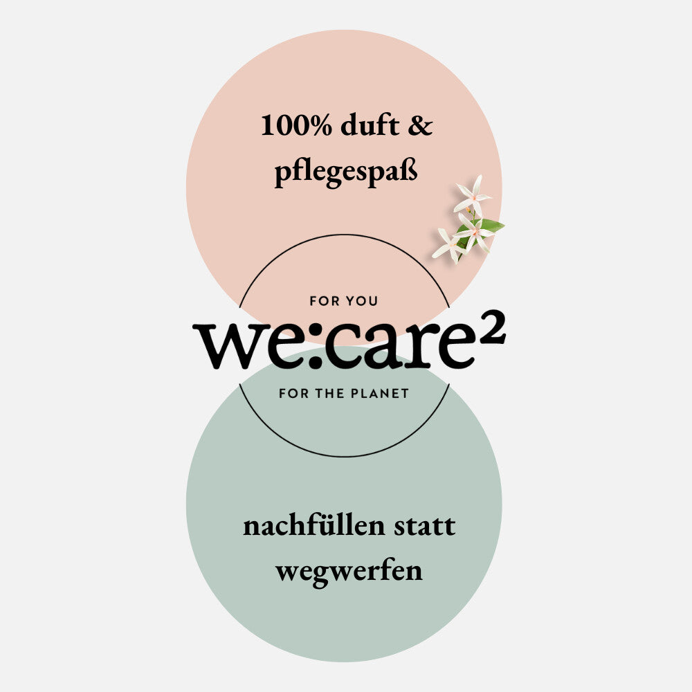 we:care² Kennenlern-Set Duschgel – Jasmin/Grüner Tee & Aqua/Marine