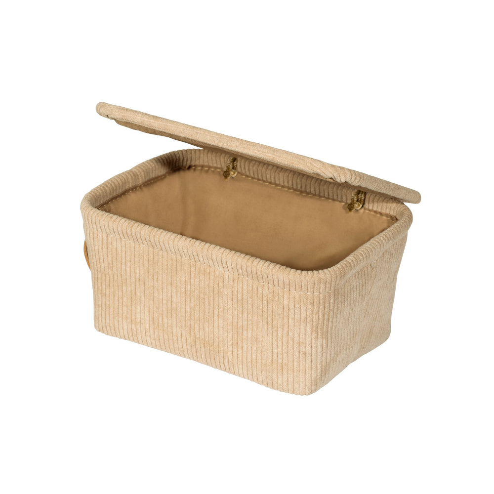 Wenko Badkorb mit Deckel Anela,, beige