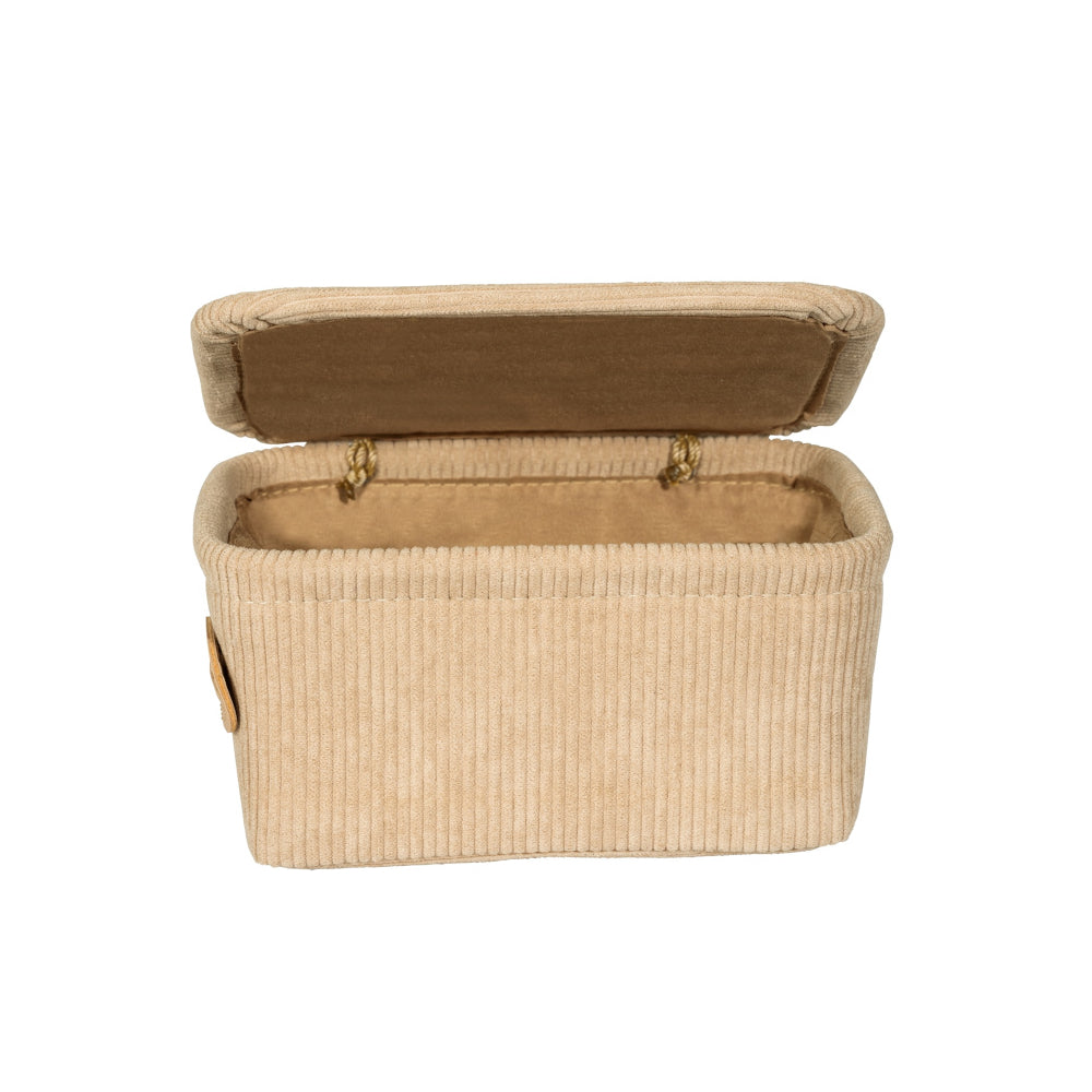 Wenko Badkorb mit Deckel Anela,, beige