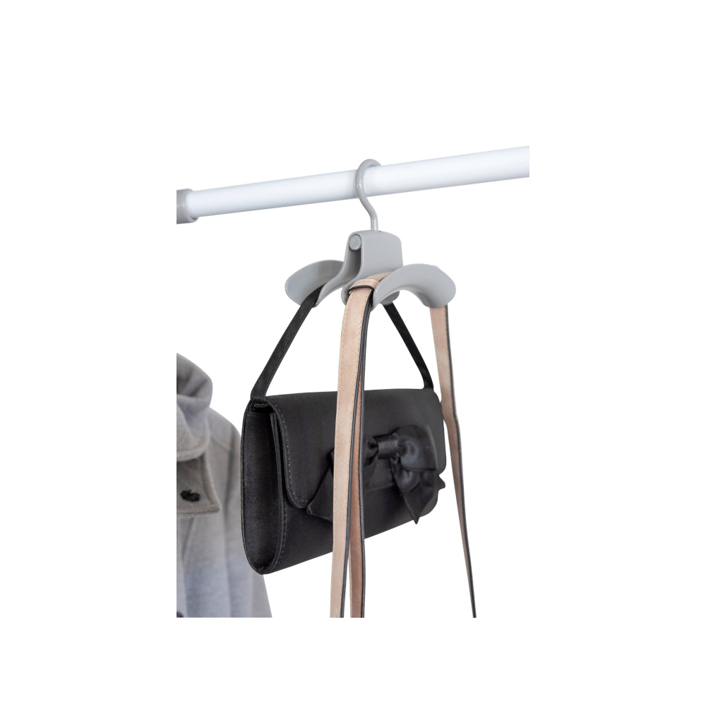 Wenko Handtaschenhalter HERKULES, 3er Set, grau