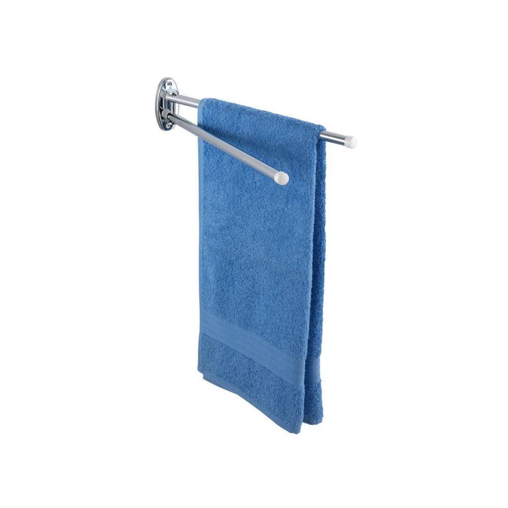 Wenko Handtuchhalter Basic mit 2 beweglichen Armen