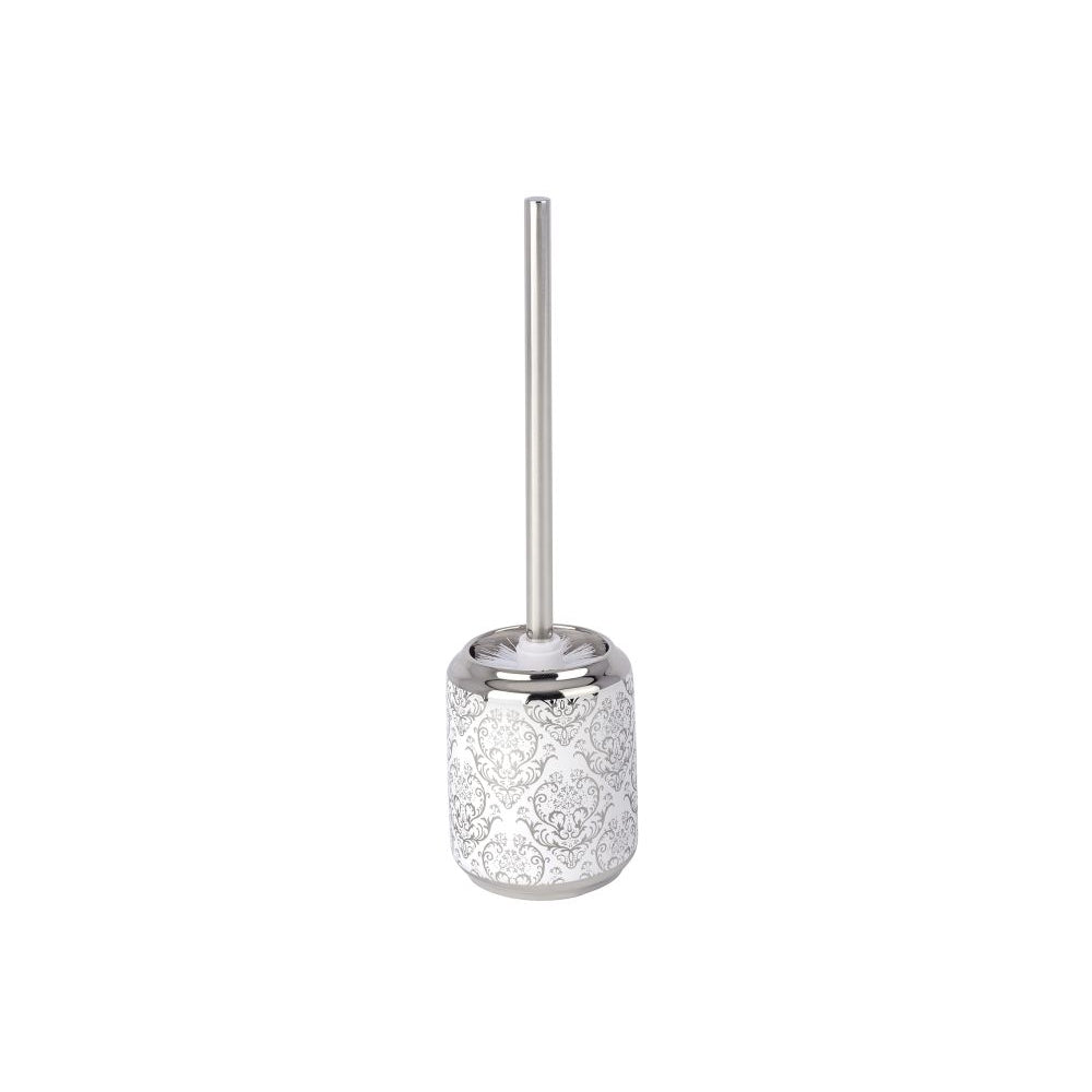 Wenko Keramik WC-Garnitur Barock, silber/weiss