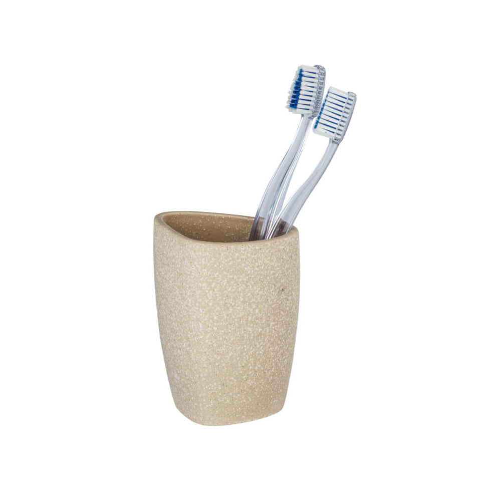 Wenko Keramik Zahnputzbecher Pion, beige