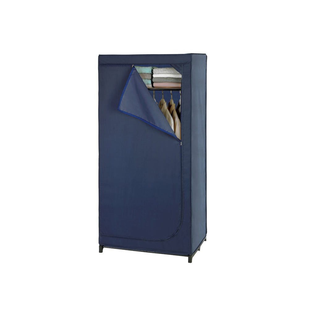 Wenko Kleiderschrank mit Ablage – Businessdunkelblau