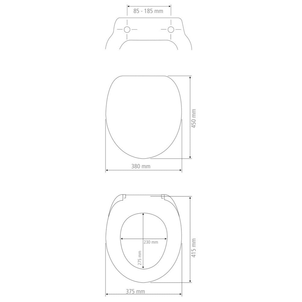 Wenko WC-Sitz Catala Easy Close, Duroplast