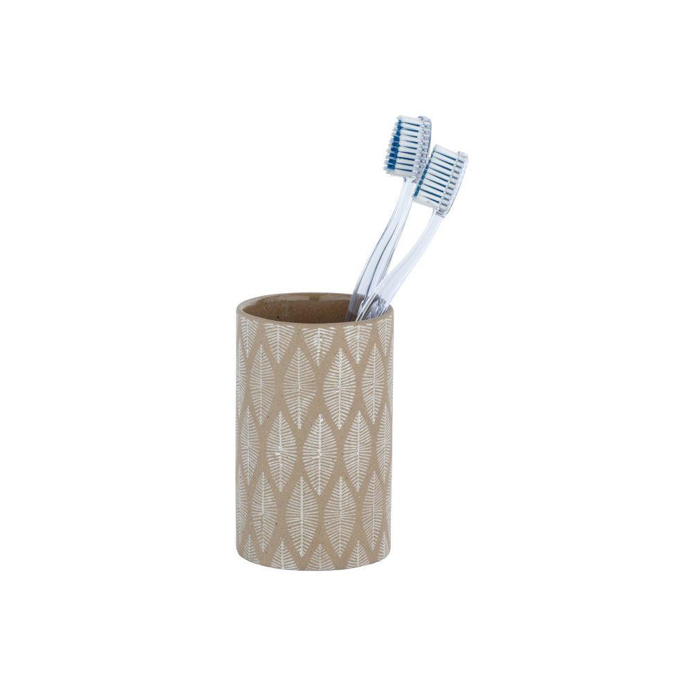 Wenko Zahnputzbecher Tupian, beige