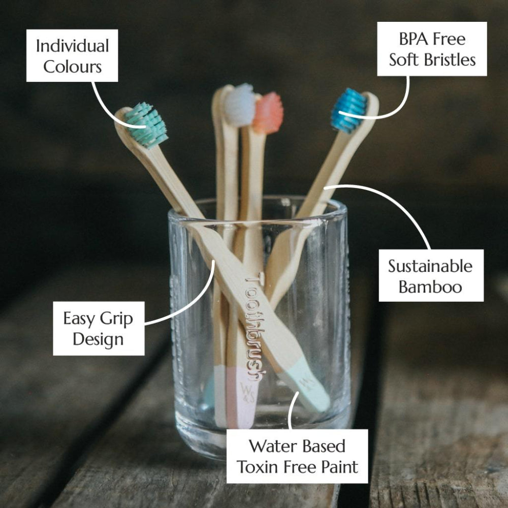 Wild & Stone Baby Bambus Zahnbürste – Extra soft, nachhaltig und umweltfreundlich