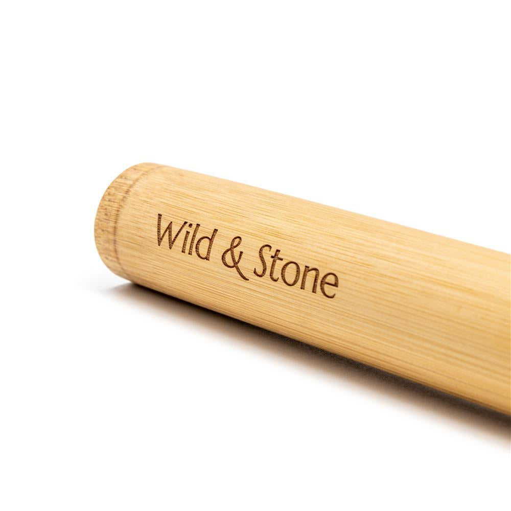 Wild & Stone Bambus Case für Kinder Zahnbürsten