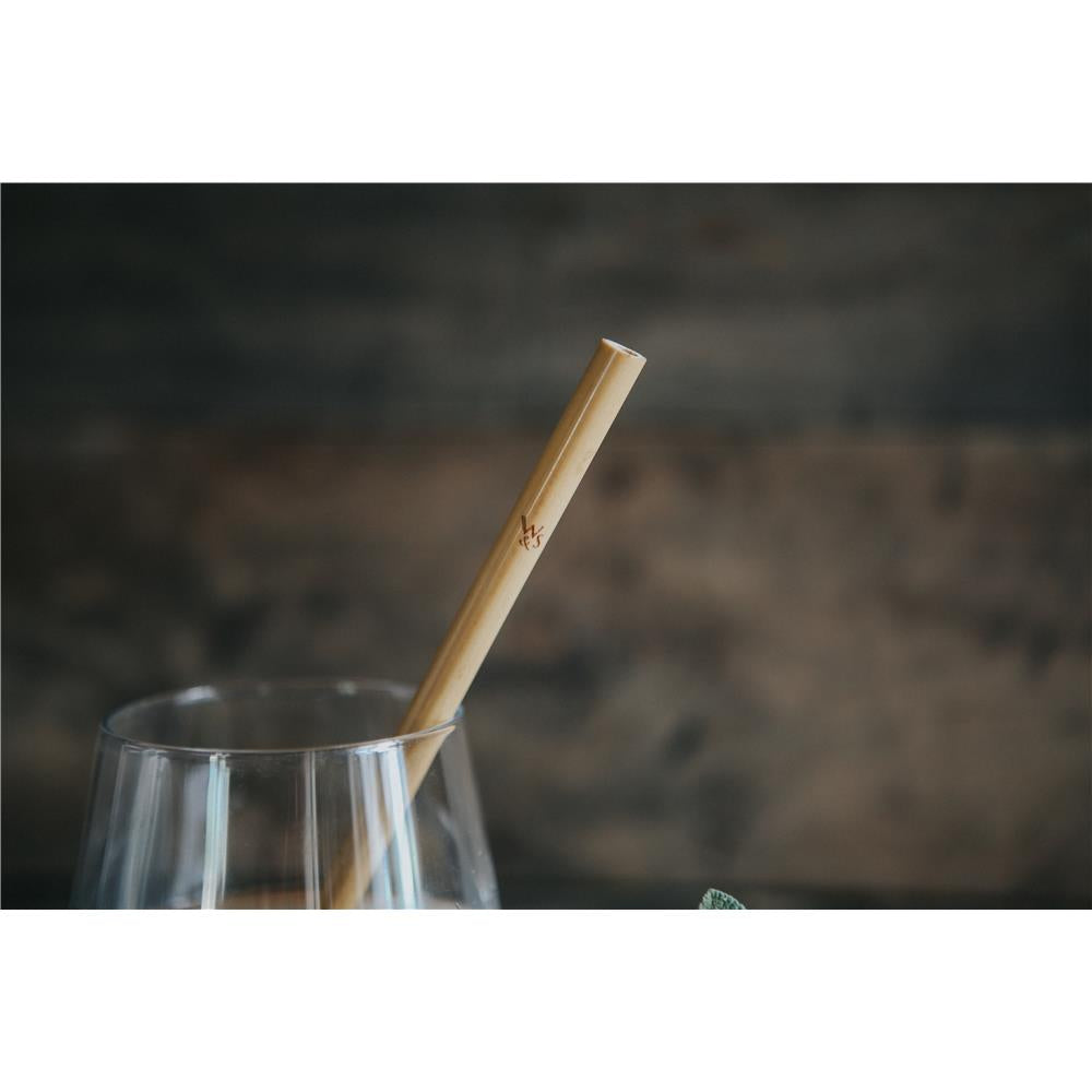 Wild & Stone Bambus Trinkhalme, Wiederverwendbar, 10er Pack – Eine umweltfreundliche Alternative
